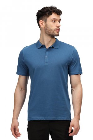 Рубашка поло с короткими рукавами из хлопка Coolweave 'Sinton' , синий Regatta