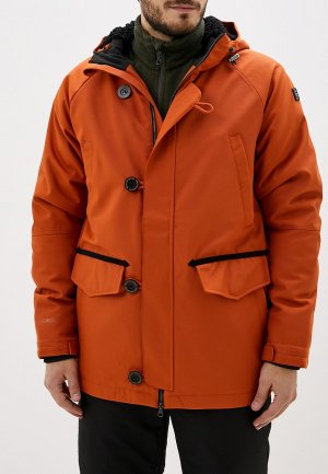 Куртка утепленная Guahoo. Цвет: оранжевый