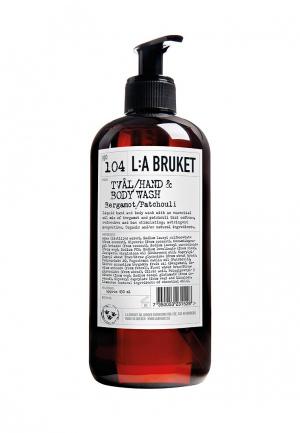 Жидкое мыло La Bruket для тела и рук 104 BERGAMOT/PATCHOULI 450 мл. Цвет: прозрачный