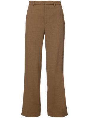 Классические брюки Tome. Цвет: коричневый