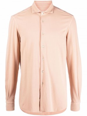 Long-sleeve slim shirt Boglioli. Цвет: розовый