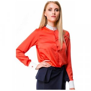 Блуза , размер 48, оранжевый MONDIGO. Цвет: оранжевый