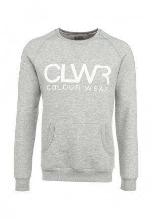 Свитшот CLWR. Цвет: серый