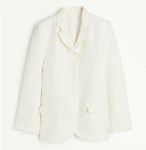 Пиджак Linen-blend, белый H&M