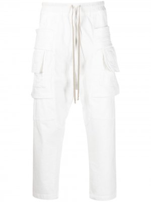 Спортивные брюки с карманами Rick Owens DRKSHDW. Цвет: белый