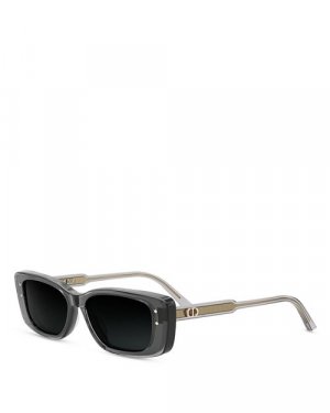 Прямоугольные солнцезащитные очки Highlight S2I, 53 мм DIOR, цвет Gray Dior