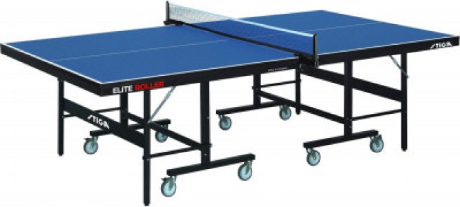 Теннисный стол для помещений Elite Roller CSS Stiga. Цвет: синий