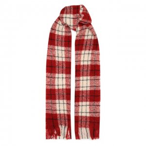 Шерстяной шарф Woolrich. Цвет: красный