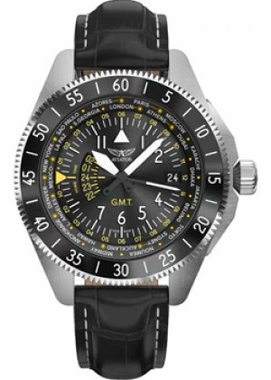 Швейцарские наручные мужские часы V.1.37.0.307.4. Коллекция Airacobra Aviator
