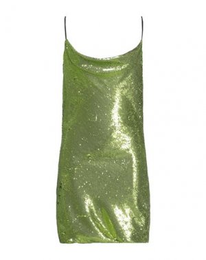 Короткое платье SPACE SIMONA CORSELLINI. Цвет: кислотно-зеленый