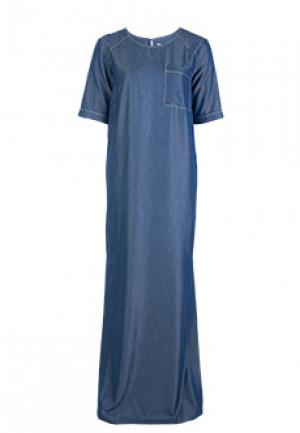 Платье VUALL. Цвет: синий