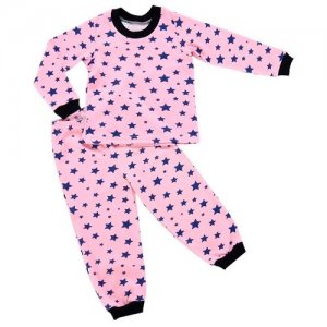Пижама детская (интерлок) П808З (128 рост) Toontex. Цвет: розовый