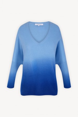 Синий пуловер Leane Gerard Darel. Цвет: синий