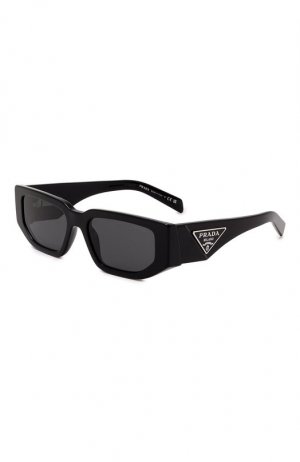 Солнцезащитные очки Prada. Цвет: чёрный