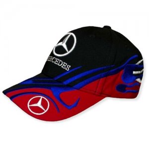 Бейсболка MERCEDES-BENZ Design / цвет василек. Цвет: синий