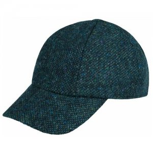 Бейсболка , шерсть, хлопок, подкладка, размер 57, синий Hanna Hats. Цвет: синий