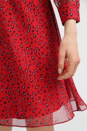 Шифоновое платье а-силуэта EMKA