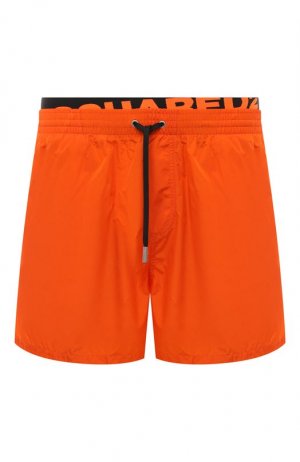 Плавки-шорты Dsquared2. Цвет: оранжевый