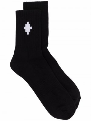 Cross ankle-length socks Marcelo Burlon County of Milan. Цвет: черный