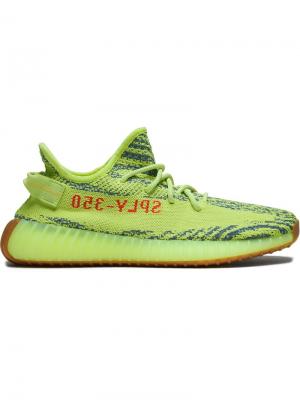 Кроссовки x Yeezy Boost 350 V2 Semi Frozen Yellow Adidas. Цвет: зеленый