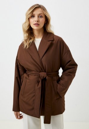 Куртка утепленная Perspective. Цвет: коричневый