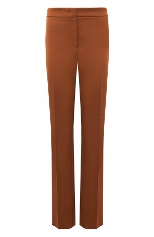 Шерстяные брюки Escada. Цвет: коричневый