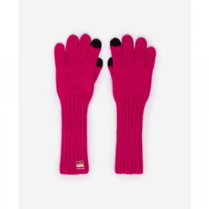 Перчатки , размер 14, розовый Gulliver. Цвет: розовый