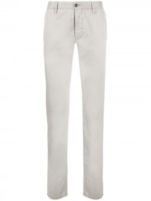 Прямые джинсы Incotex. Цвет: серый