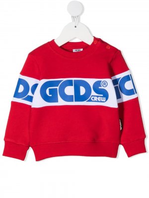 Толстовка с логотипом Gcds Kids. Цвет: красный