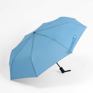 Мини-зонт , голубой FABRETTI. Цвет: голубой