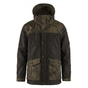 Куртка Varmland Wool Jacket M Dark Olive Camo, размер S Fjallraven. Цвет: хаки/черный