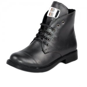 Ботинки , размер 33, черный Elegami. Цвет: серый