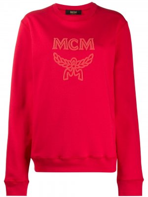 Джемпер с логотипом MCM. Цвет: красный