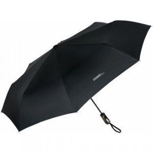 Зонт, черный FERRE Milano. Цвет: черный