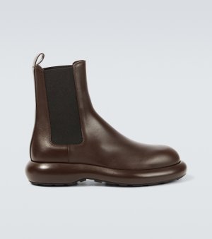 Кожаные ботинки челси , коричневый Jil Sander