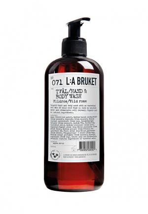 Жидкое мыло La Bruket для тела и рук 071 VILDROS/WILD ROSE 450 мл. Цвет: прозрачный