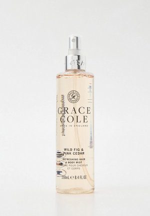 Спрей для тела Grace Cole Дикий инжир и розовый кедр, 250 мл. Цвет: прозрачный