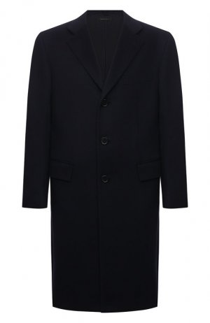 Кашемировое пальто Brioni. Цвет: синий