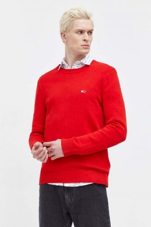 Хлопковый свитер , красный Tommy Jeans