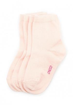 Комплект носков 2 пары Chicco. Цвет: розовый