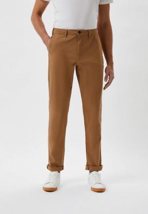 Брюки UNIQLO чинос. Цвет: коричневый