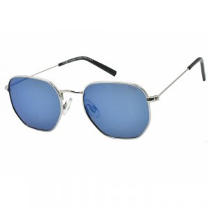 Солнцезащитные очки K1300, серебряный, голубой Invu. Цвет: серебристый/голубой/серебряный