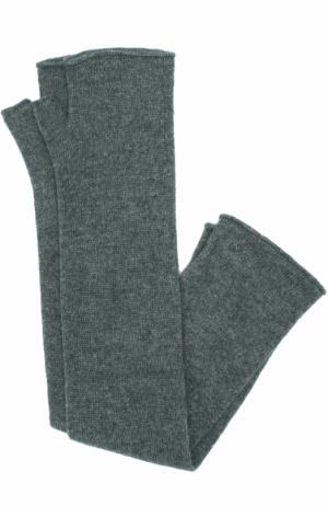 Удлиненные кашемировые митенки Tegin. Цвет: темно-серый