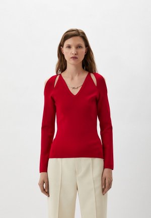 Пуловер Karl Lagerfeld. Цвет: красный