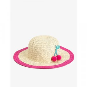 Шляпа , размер T-универсальный, бежевый KOTON. Цвет: бежевый
