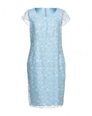 Короткое платье CARLA RUIZ. Цвет: небесно-голубой