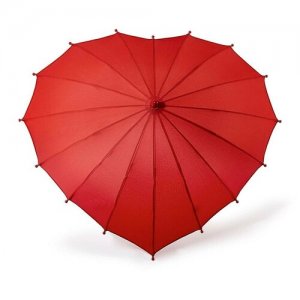 Зонт-трость , красный FULTON. Цвет: красный