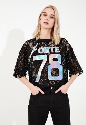 Блуза Forte Couture FO016EWXHA58. Цвет: черный
