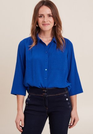 Блузка-рубашка MIT 3/4-ÄRMELN , цвет bleu electrique Breal