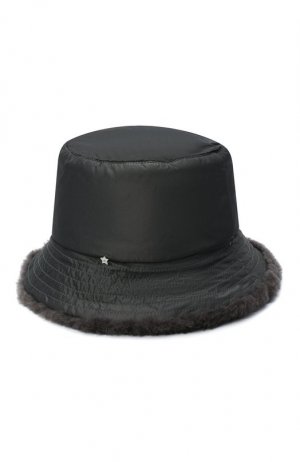 Шляпа с меховой подкладкой Lorena Antoniazzi. Цвет: чёрный
